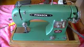 Pinnock Sewmaster Sewing Machine  Circa 1950s [upl. by Gnuhp]