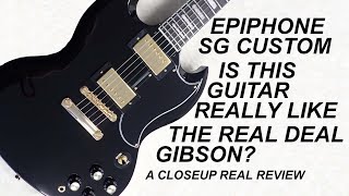 Epiphone SG Custom Review  Whats it REALLY like [upl. by Luemas]