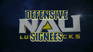 2018 NAU Football Signing Day  Defensive Signees [upl. by Marillin]