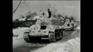 T34 im Einsatz der Wehrmacht  Rollbahn RoslawlJuchnow 8mm Schmalfilm WW2 [upl. by Enyad926]