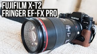 Краткий обзор Fringer Pro EFFX Pro с FUJIFILM XT2 и объективами для canon [upl. by Anneh]