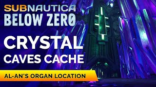 Crystal Caves Cache Location  Subnautica Below Zero [upl. by Charmion]