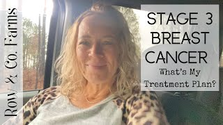 My Stage 3 Breast Cancer Treatment Plan invasivelobularcarcinoma [upl. by Llehsam]