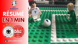 Le résumé du match Allemagne  Danemark  Euro 2024  18 de finale  Lego [upl. by Fleta]