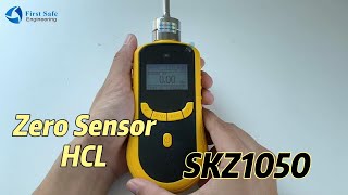 วิธีการ Zero Sensor เครื่องวัดแก๊สรุ่น SKZ 1050 [upl. by Ramah]