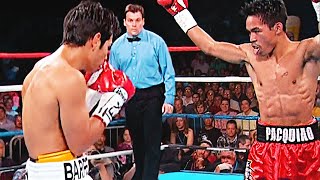 Manny Pacquiao Philippines vs Marco Antonio Barrera Mexico 1  TKO Boxing Fight Highlights HD [upl. by Yelnek784]