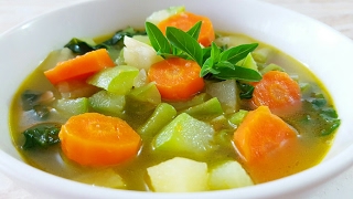 💛SOPA DE VERDURAS PARA LA DIETAMUY DELICIOSA 😙👍 [upl. by Ayar]