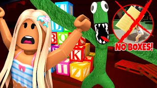 Surviving Rainbow Friends BUT NO BOXES Challenge Roblox [upl. by Lipinski]