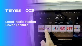 TEYES CC3  How to setting RADIO Station Cover  TEYES Malaysia [upl. by Ahsatam664]