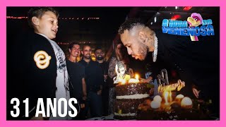 Neymar comemora 31 anos com direito a declaração de amor [upl. by Edorej]