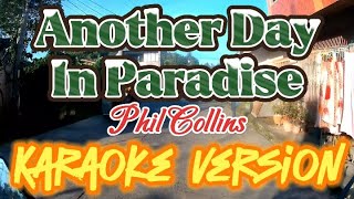 Another Day In Paradise  Phil Collins  Karaoke Version [upl. by Pearl]