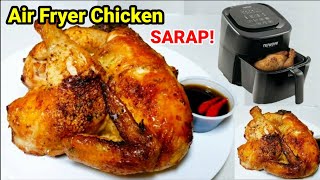 THE BEST Air Fryer Half Chicken  JUICY amp TENDER  Step by Step Easy Healthy Fried Chicken [upl. by Dorlisa]