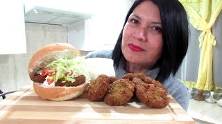 HAMBURGUESA DE FALAFEL  FALAFEL BURGER  Silvana Cocina ♥ [upl. by Sotos]