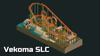 Vekoma Suspended Looping Coaster RCT2 [upl. by Aikemet]