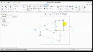 PTC CREO Tutorial  3 TANGENT CIRCLE [upl. by Rockel611]