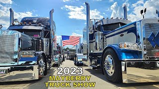 Mayberry Truck Show 2023  Custom Big Rig Trucks  September29  2023 Mt Airy NC [upl. by Kerwinn706]