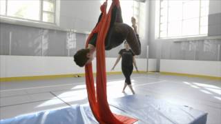 Students Learn Aerial Dancing [upl. by Oriole]