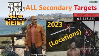 100 Find ALL Secondary Target Locations  Cayo Perico Heist Scope Out Guide  GTA 5 Online 2023 [upl. by Boot]