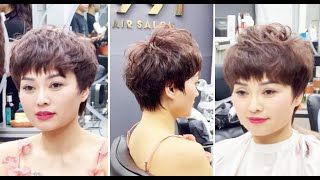 Fix a Short Layered Hair  Beautiful Textured Short Layered Haircut amp Hairstyle for Women [upl. by Acisset95]