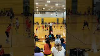 Aledo freshman A team RS kill Fossil Ridge tournament volleyball highschoolvolleyball [upl. by Zinah]