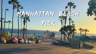 Drive Venice Beach to Manhattan Beach Pier [upl. by Skelton581]