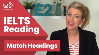 IELTS Reading Match Headings with Alex [upl. by Orson]