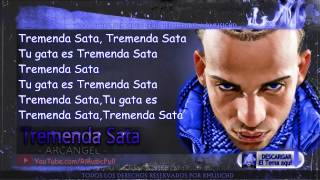 Tremenda Sata  Arcangel Original Video Music Con Letra quotREGGAETON 2014quot [upl. by Darline839]