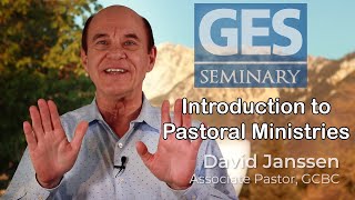 GES Seminary  Introduction to Pastoral Ministries Promo Video  David Janssen [upl. by Dopp626]