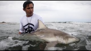 Shark Fishing South Padre Island Stormy Weekend [upl. by Kwon]