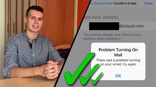 How to Fix “Problem Turning on Mail” when Creating an iCloud Email Address [upl. by Aisinoid884]