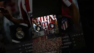 when Atlético Madrid had won against Real Madrid 73☠️🥶 for Atlético Madrid [upl. by Otrebile]