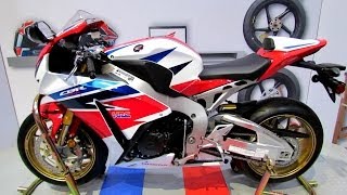 2014 Honda CBR1000RR SP Walkaround  2014 Toronto Motorcyle Show [upl. by Llerdna]