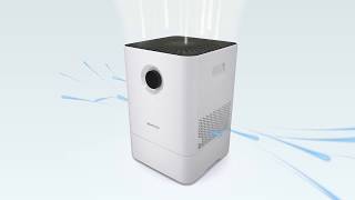 BONECO AIR WASHER W200 luchtbevochtiger  luchtreiniger  Productvideo Vandenborrebe [upl. by Aerahs]