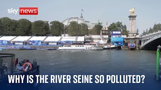 Paris Olympics 2024 Mens triathlon delayed over polluted water in River Seine [upl. by Zimmermann394]