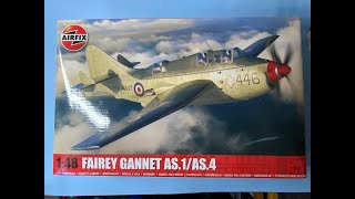 Sprue Review Airfix 148 Fairly Gannet AS1AS4 New Tool [upl. by Ongineb399]