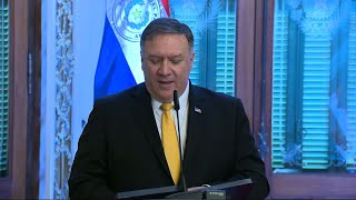 Pompeo prioritizes Venezuela crisis in Paraguay [upl. by Talbott]