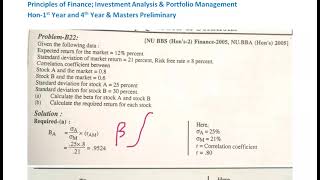 Class  01Risk amp Return Pricing Model 1st classBBA amp MBA 1st  4th amp masters preliYear [upl. by Ahtabbat]