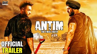 Antim Movie Theatrical Trailer  Salman Khan Aayush Sharma  Mahesh Manjrekar  SKF Films [upl. by Iormina885]