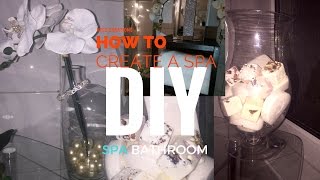 DIYsHOW TO CREATE ZENSPA Inspired BATHROOM [upl. by Thissa]