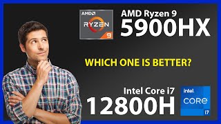 AMD Ryzen 9 5900HX vs INTEL Core i7 12800H Technical Comparison [upl. by Aylmer]