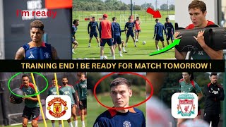 HøjlundShaw Malacia De LigtZarkizee MainoampRashford🔥Man UNITED Training News END of Liverpool [upl. by Attevad145]