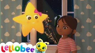 Lullaby and Goodnight Song  Nursery Rhymes and Kids Song  Lellobee [upl. by Ahseryt]