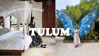 HONEST FIRST IMPRESSION of TULUM Mexico Vlog 2023 Solo Female Travel [upl. by Bertolde820]