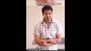 No Vietnamese in Class funny comedy comedyvideo funnyshorts funnyvideos funnyvideo fun [upl. by Elyag]