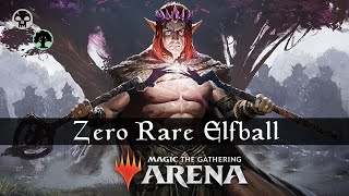 ZERO RARE GOLGARI ELFBALL  Budget Kaldheim Elves  MTG Arena Historic Deck Guide [upl. by Eerrehs]