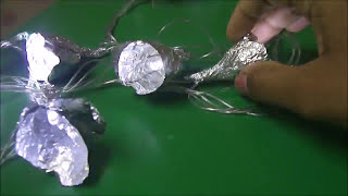 String Lights Craft With Aluminum Foil  Best Out Of Waste  Recycled Arts And Crafts2 [upl. by Allimrac]