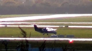 RFB Fanjet 600 DEIWZ Takeoff  Hamburg Airport [upl. by Meehahs]