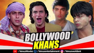 Bollywood Khans  Saif Ali Khan  Aamir Khan  Salman Khan  Shahrukh Khan  Jukebox 4 [upl. by Atcele]