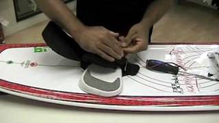 Broneah Kiteboarding How to Install a Liquid Force Strap Kit [upl. by Yank]