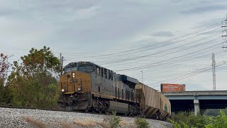 CSX ES44AH 999 Leads Empty Phosphate B21809 on 91224 [upl. by Lambard]